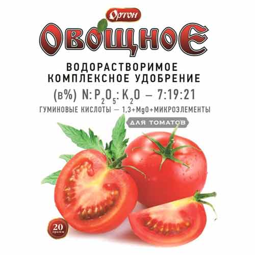 

Удобрения с гуматом овощное для томатов